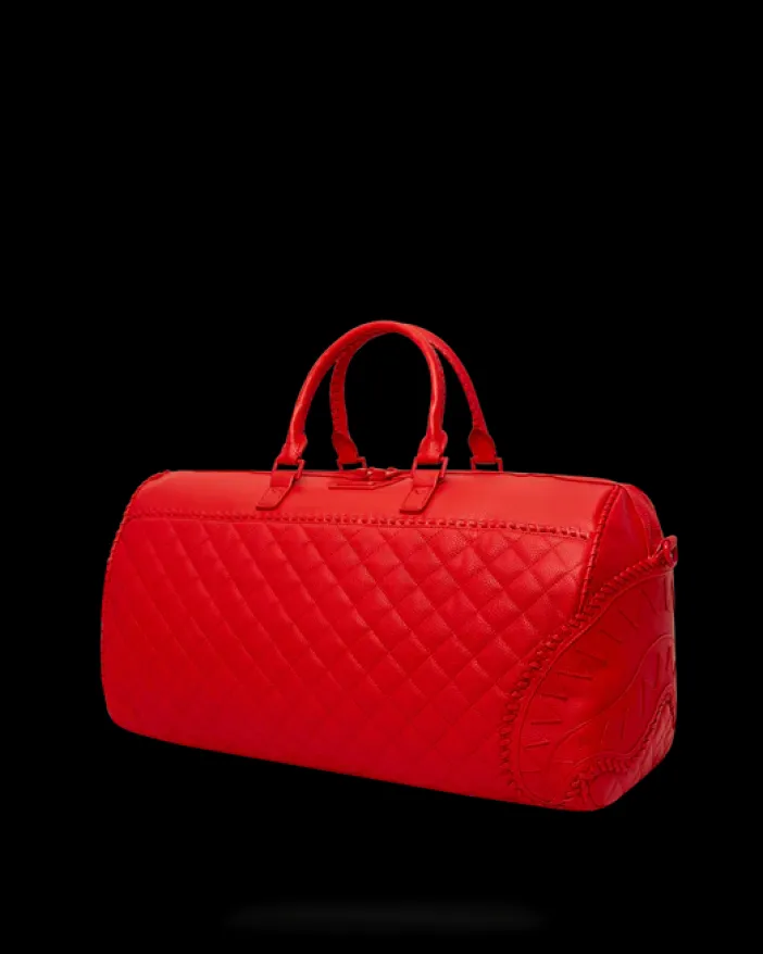 RED RIVIERA EMPEROR DUFFLE>SPRAYGROUND