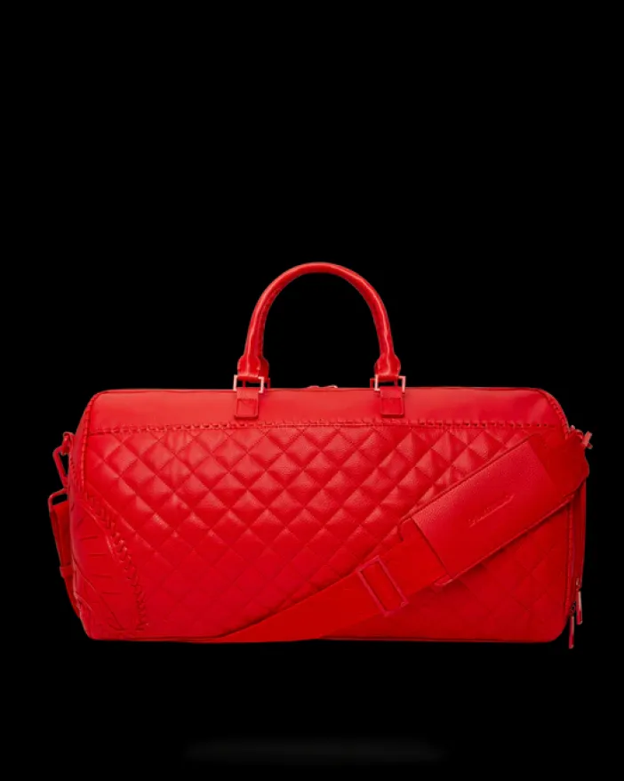 RED RIVIERA EMPEROR DUFFLE>SPRAYGROUND