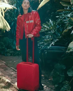 RED RIVIERA JETSETTER CARRY-ON LUGGAGE><noscript><img width=