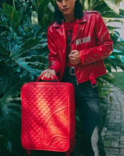 RED RIVIERA JETSETTER CARRY-ON LUGGAGE><noscript><img width=