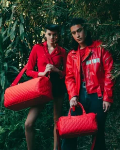 RED RIVIERA MINI DUFFLE><noscript><img width=