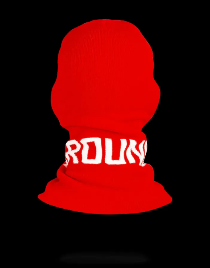 RED LOGO SKI MASK>SPRAYGROUND Hot