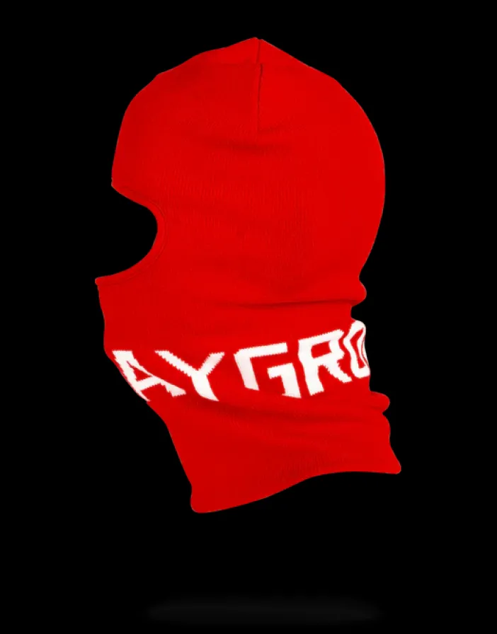 RED LOGO SKI MASK>SPRAYGROUND Hot