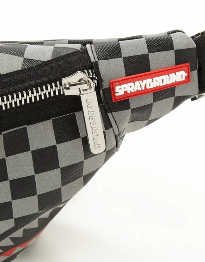 REFLECTIVE SHARKS IN PARIS CROSSBODY>SPRAYGROUND New