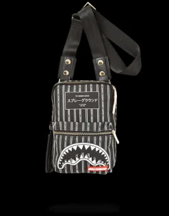REVERSE BLACK SHARKS IN PARIS SLING>SPRAYGROUND Clearance