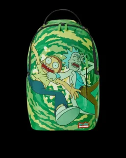 RICK u0026 MORTY PORTAL SHARK BACKPACK>SPRAYGROUND Clearance