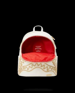RIVIERA LE BLANC GOLD CHAIN SHARK SAVAGE BACKPACK><noscript><img width=
