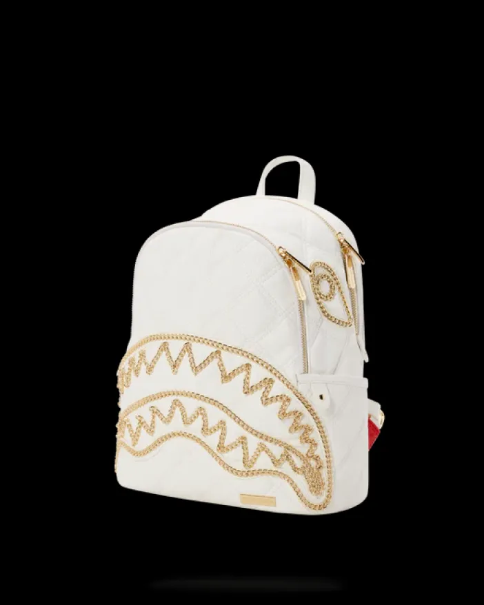 RIVIERA LE BLANC GOLD CHAIN SHARK SAVAGE BACKPACK>SPRAYGROUND Outlet