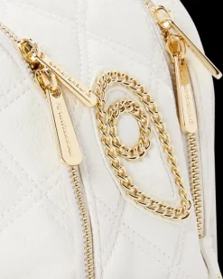RIVIERA LE BLANC GOLD CHAIN SHARK SAVAGE BACKPACK><noscript><img width=