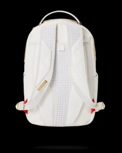 RIVIERA LE BLANC GOLD CHAIN SHARK BACKPACK (DLXV)><noscript><img width=