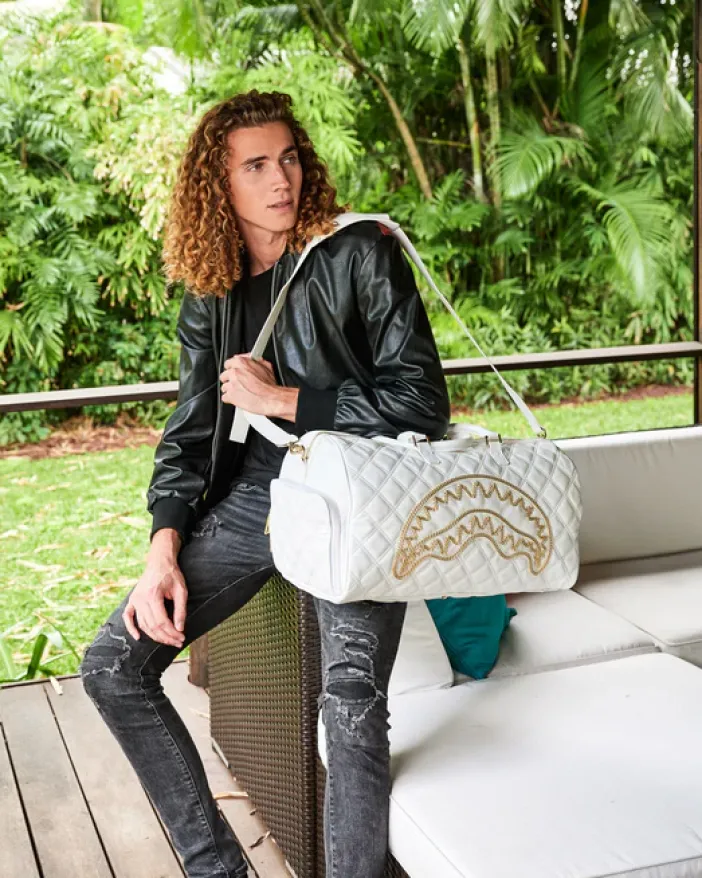 RIVIERA LE BLANC GOLD CHAIN SHARK DUFFLE>SPRAYGROUND Hot