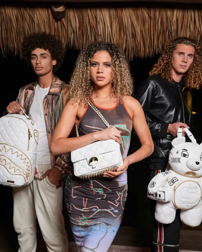 RIVIERA LE BLANC GOLD CHAIN SHARK HANDBAG>SPRAYGROUND Outlet