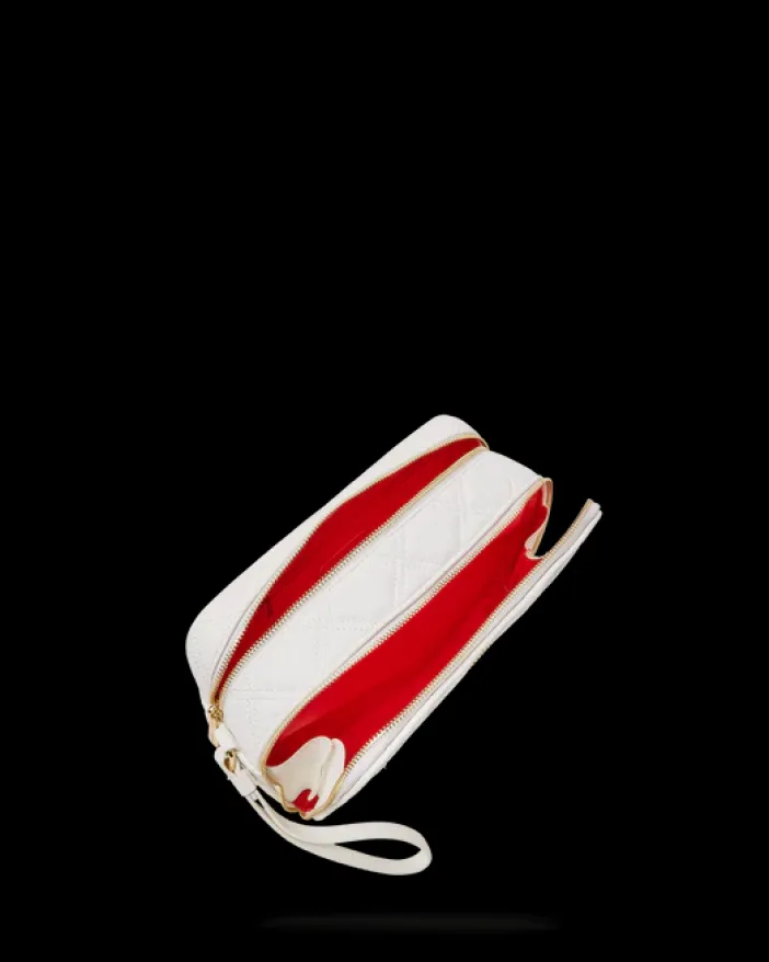 RIVIERA LE BLANC GOLD CHAIN SHARK TOILETRY BAG>SPRAYGROUND Discount