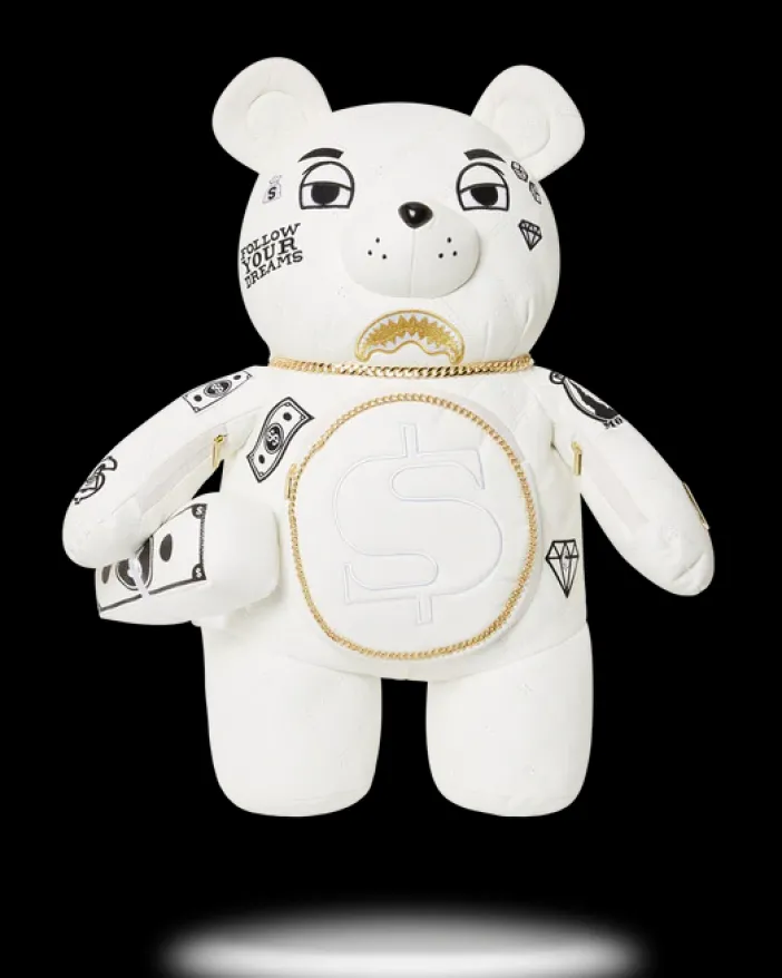 RIVIERA LE BLANC GOLD CHAIN MONEYBEAR TEDDYBEAR BACKPACK>SPRAYGROUND Best