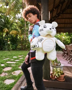 RIVIERA LE BLANC GOLD CHAIN MONEYBEAR TEDDYBEAR BACKPACK><noscript><img width=