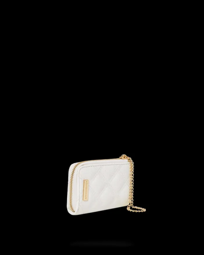 RIVIERA LE BLANC GOLD CHAIN SHARK WALLET>SPRAYGROUND Online