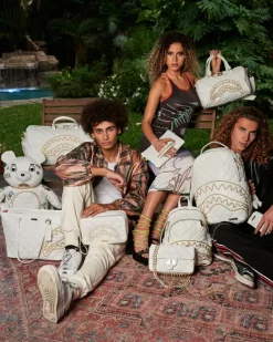 RIVIERA LE BLANC GOLD CHAIN SHARK MINI DUFFLE><noscript><img width=
