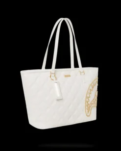 RIVIERA LE BLANC GOLD CHAIN SHARK TOTE><noscript><img width=