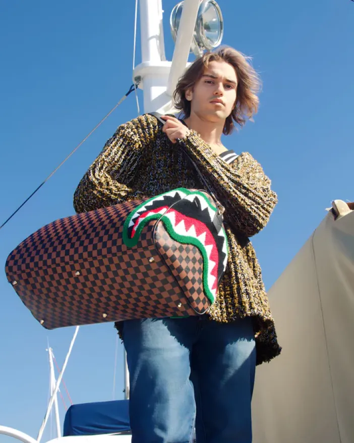 ROMEO AIR ITALIA SHARK DUFFLE>SPRAYGROUND Hot
