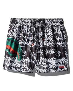 SCRIBBLE SHARK SHOTO SWIM TRUNKS>SPRAYGROUND Online