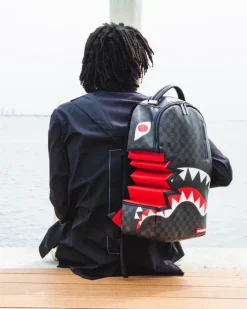 SHARK BITE SHARKS IN PARIS GRAY BACKPACK (DLXV)><noscript><img width=