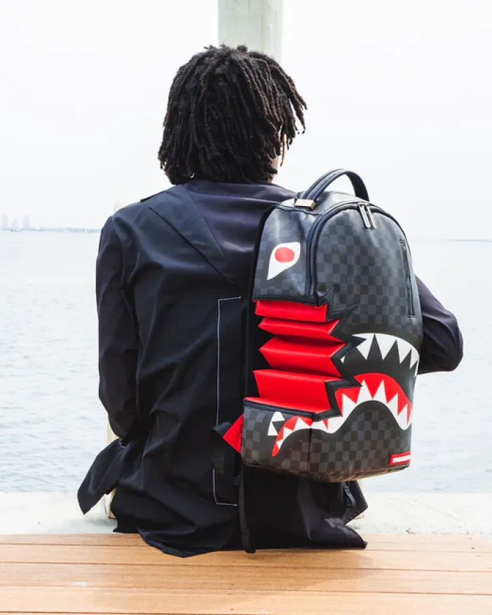 SHARK BITE SHARKS IN PARIS GRAY BACKPACK (DLXV)>SPRAYGROUND Clearance