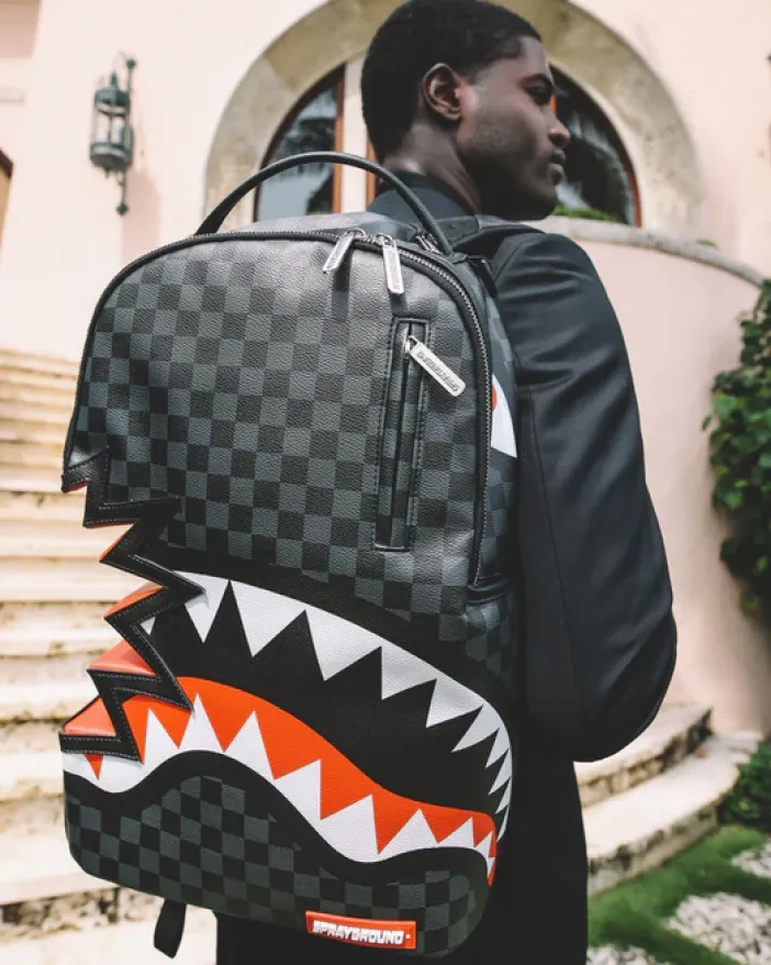 SHARK BITE SHARKS IN PARIS GRAY BACKPACK (DLXV)>SPRAYGROUND Clearance