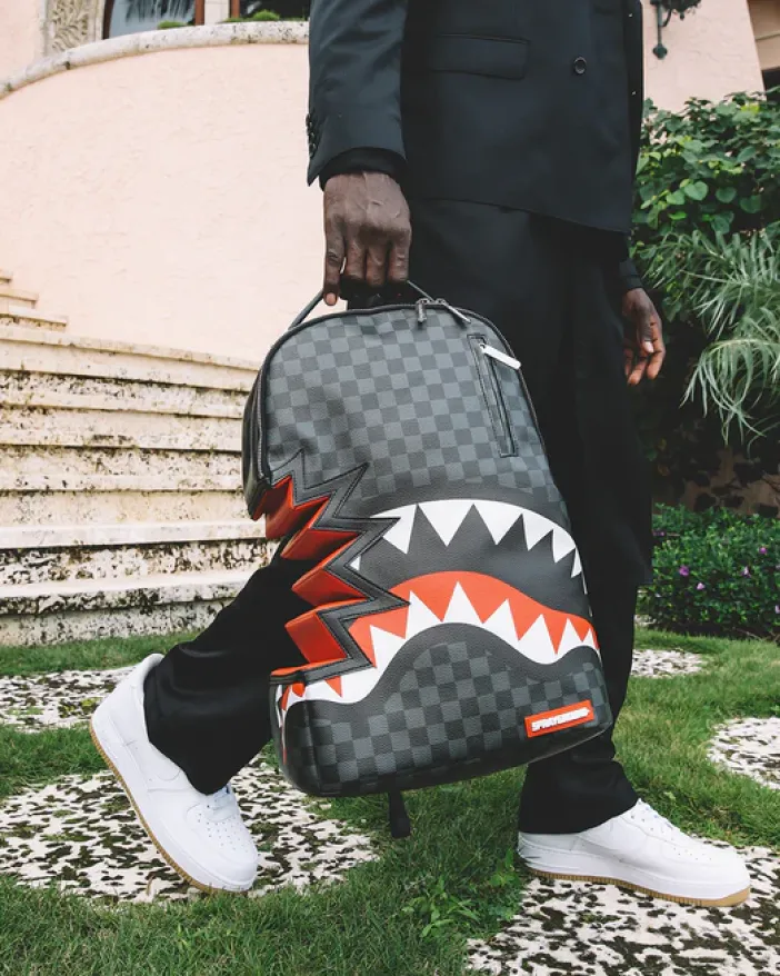 SHARK BITE SHARKS IN PARIS GRAY BACKPACK (DLXV)>SPRAYGROUND Clearance