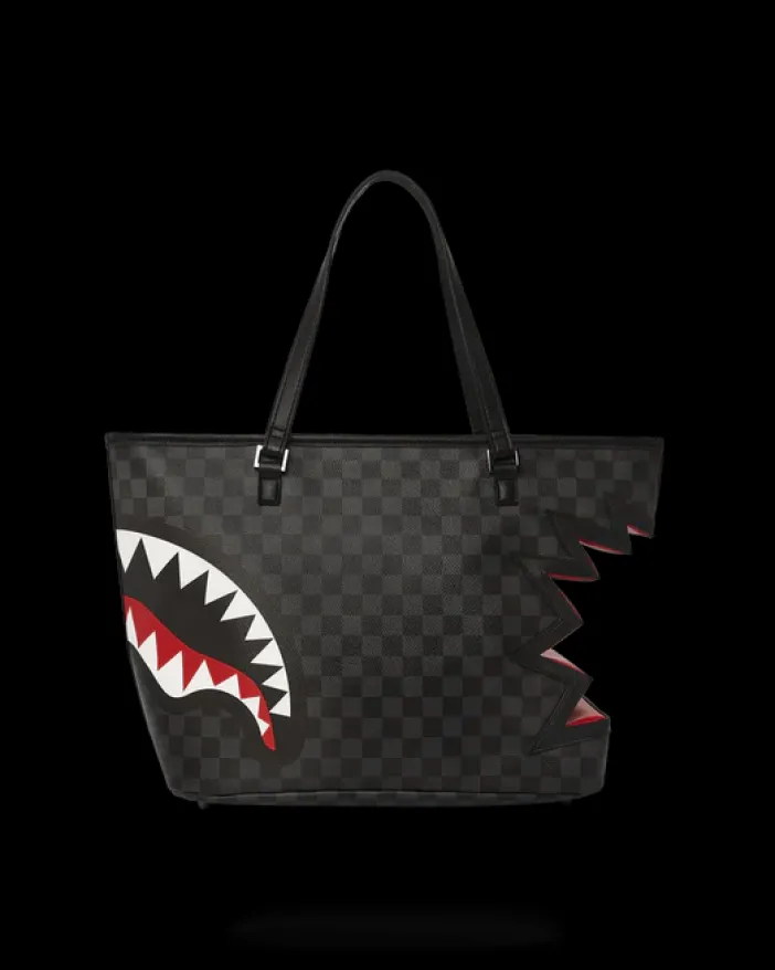 SHARK BITE SHARKS IN PARIS GRAY TOTE>SPRAYGROUND Hot
