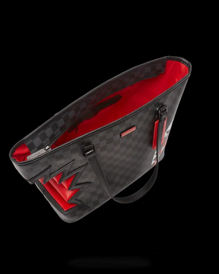 SHARK BITE SHARKS IN PARIS GRAY TOTE>SPRAYGROUND Hot