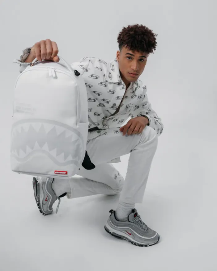SHARK CENTRAL BACKPACK WHT/WHT (DLXV)>SPRAYGROUND Clearance