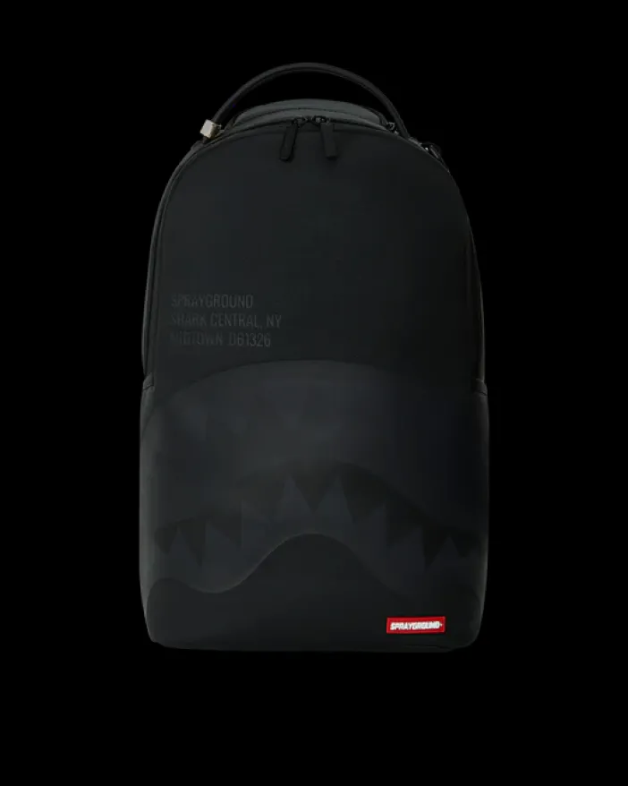 SHARK CENTRAL (BLK ON BLK) BACKPACK (DLXV)>SPRAYGROUND Online