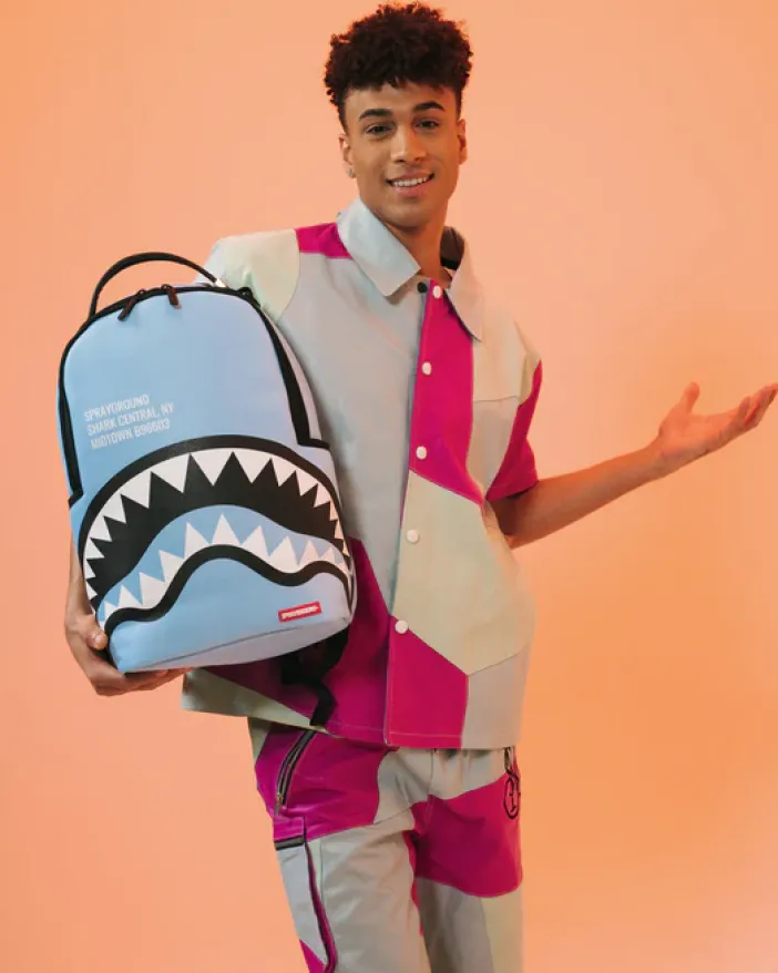 SHARK CENTRAL (BLUE) BACKPACK (DLXV)>SPRAYGROUND Hot