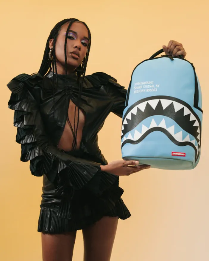 SHARK CENTRAL (BLUE) BACKPACK (DLXV)>SPRAYGROUND Hot
