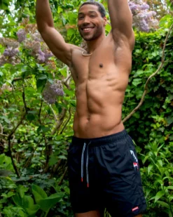 SHARK CENTRAL MIDNIGHT SWIM TRUNKS><noscript><img width=