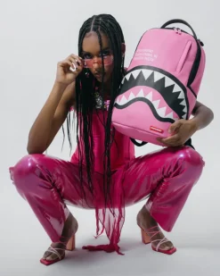 SHARK CENTRAL (PINK) BACKPACK (DLXV)>SPRAYGROUND New