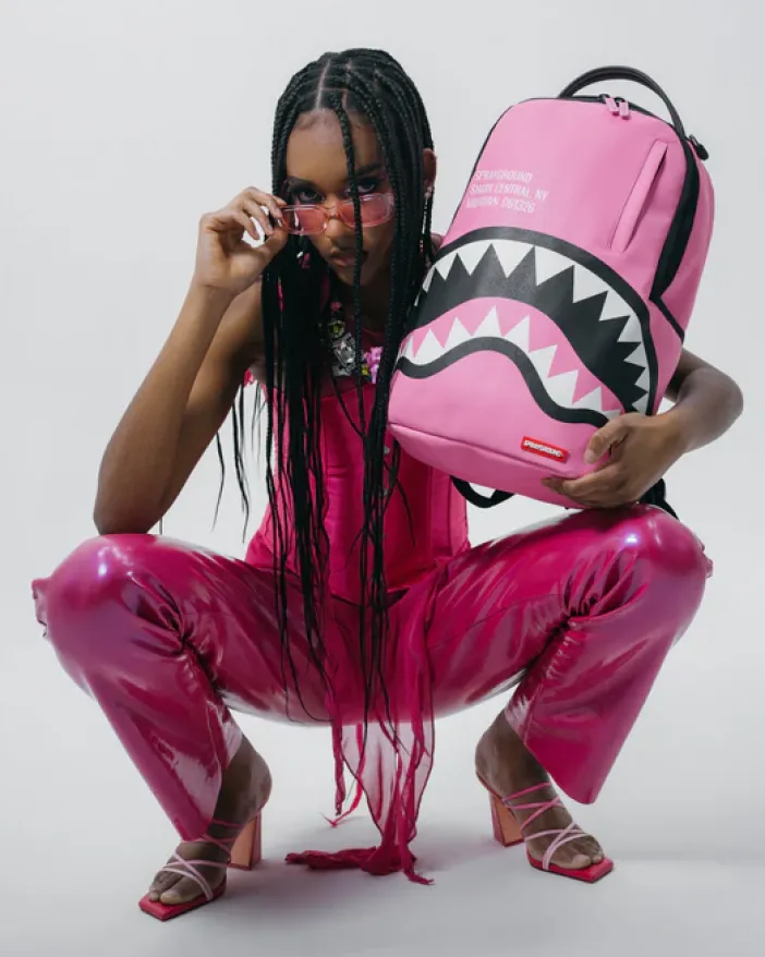 SHARK CENTRAL (PINK) BACKPACK (DLXV)>SPRAYGROUND New