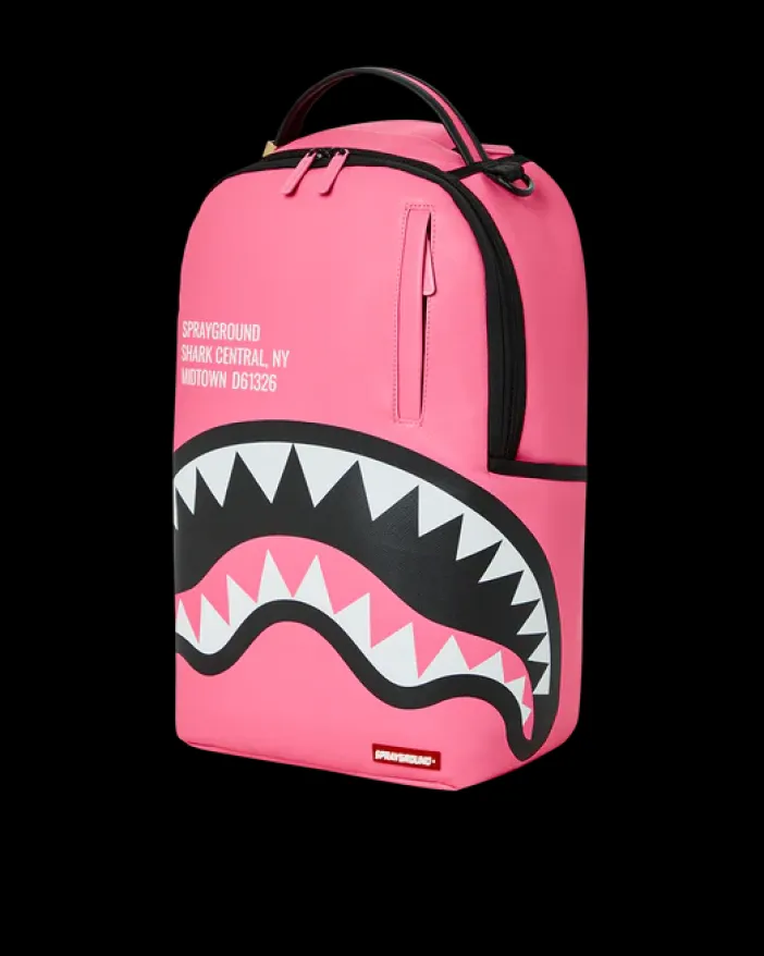 SHARK CENTRAL (PINK) BACKPACK (DLXV)>SPRAYGROUND New