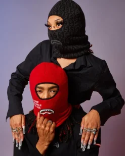 SHARK CENTRAL SKI MASK (RED)><noscript><img width=