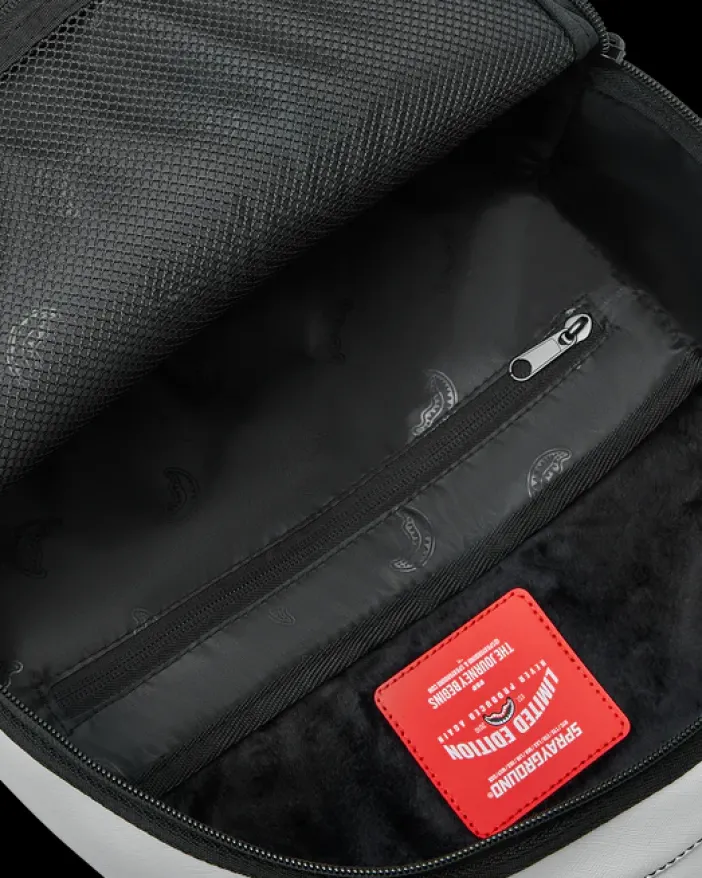SHARK CENTRAL SPLIT BACKPACK BLK/WHT (DLXV)>SPRAYGROUND Online