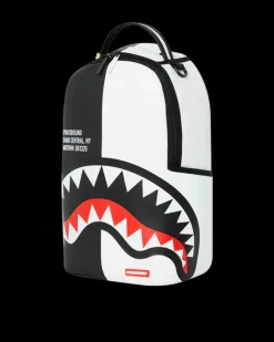 SHARK CENTRAL SPLIT BACKPACK BLK/WHT (DLXV)><noscript><img width=