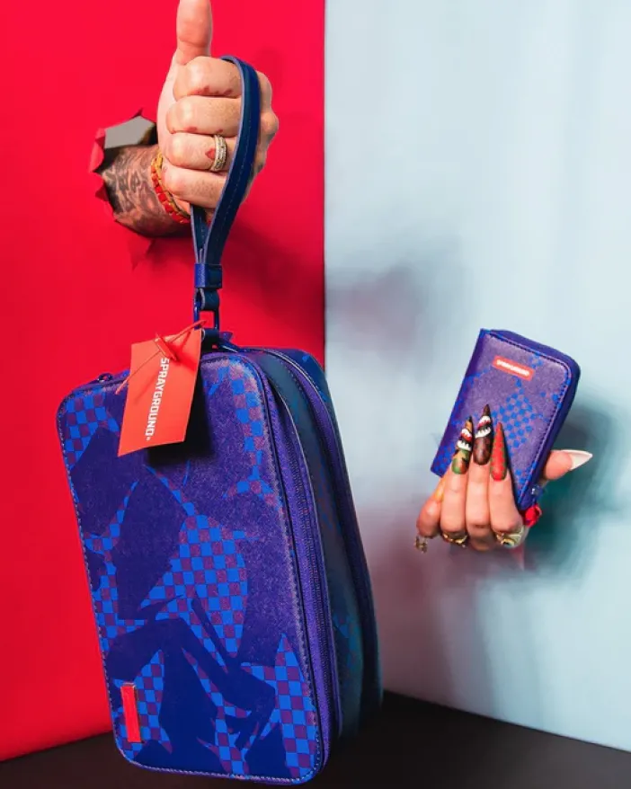 SHARK CHECK (BLUE) TOILETRY>SPRAYGROUND Discount