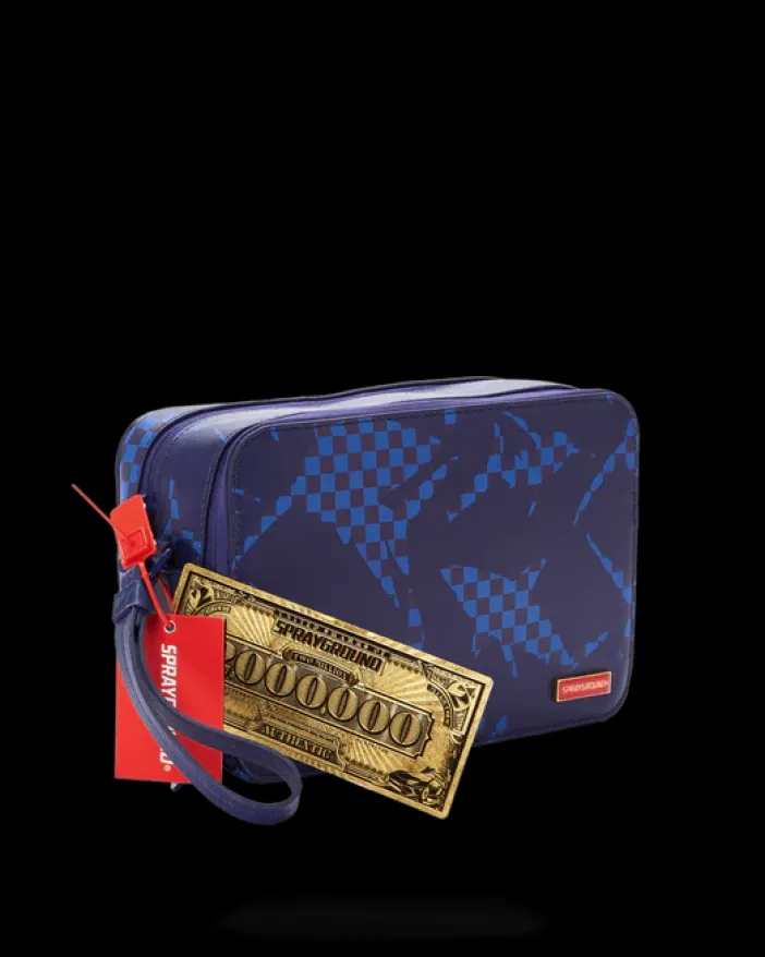 SHARK CHECK (BLUE) TOILETRY>SPRAYGROUND Discount