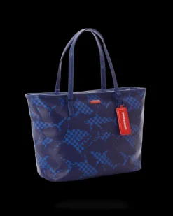 SHARK CHECK (BLUE) TOTE><noscript><img width=