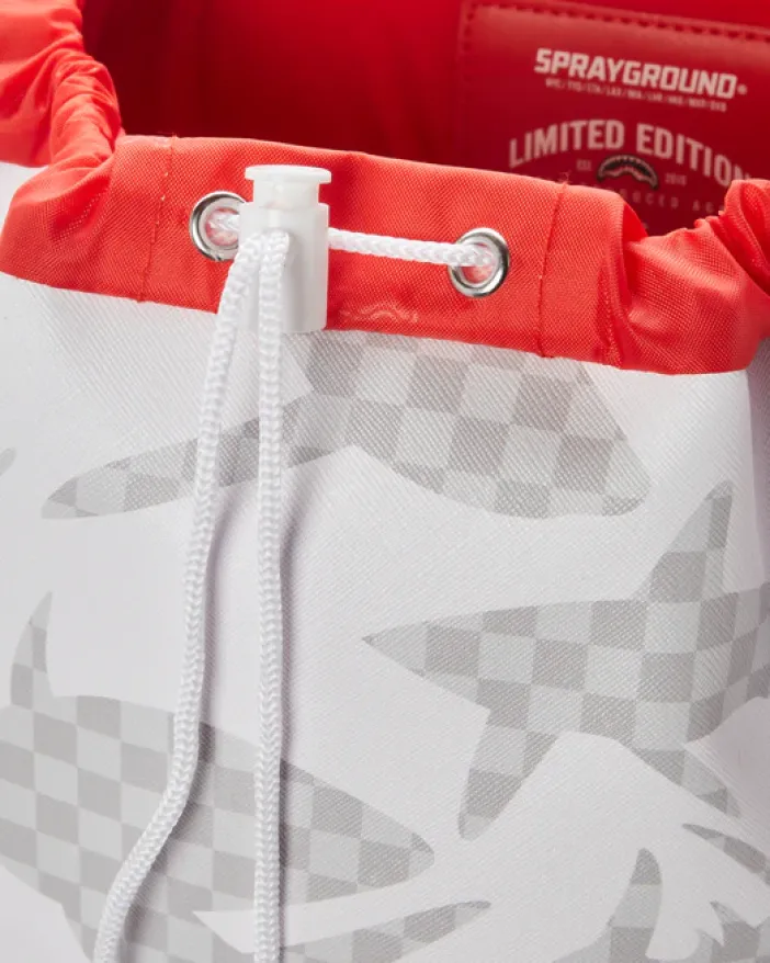 SHARK CHECK (WHITE) HILLS BACKPACK>SPRAYGROUND Clearance