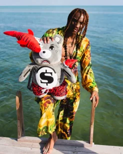 SHARK FRIENDS MONEYBEAR TEDDYBEAR BACKPACK><noscript><img width=