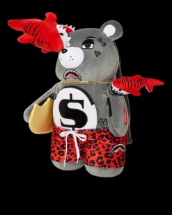 SHARK FRIENDS MONEYBEAR TEDDYBEAR BACKPACK><noscript><img width=