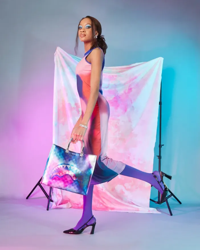 SHARKCLUB ELECTRONICA TORTUGA TOTE>SPRAYGROUND