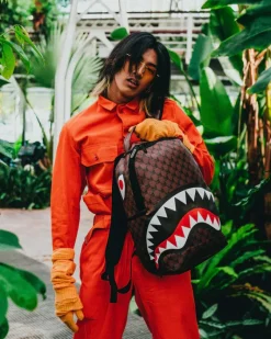 SHARKS AND SKULLS BACKPACK (DLXV)><noscript><img width=
