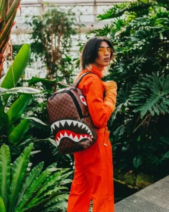 SHARKS AND SKULLS BACKPACK (DLXV)><noscript><img width=